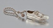 A Sterling Silver Golf Shoe Ke