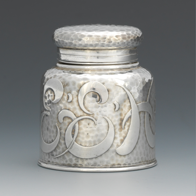 A Sterling Silver Inkwell by