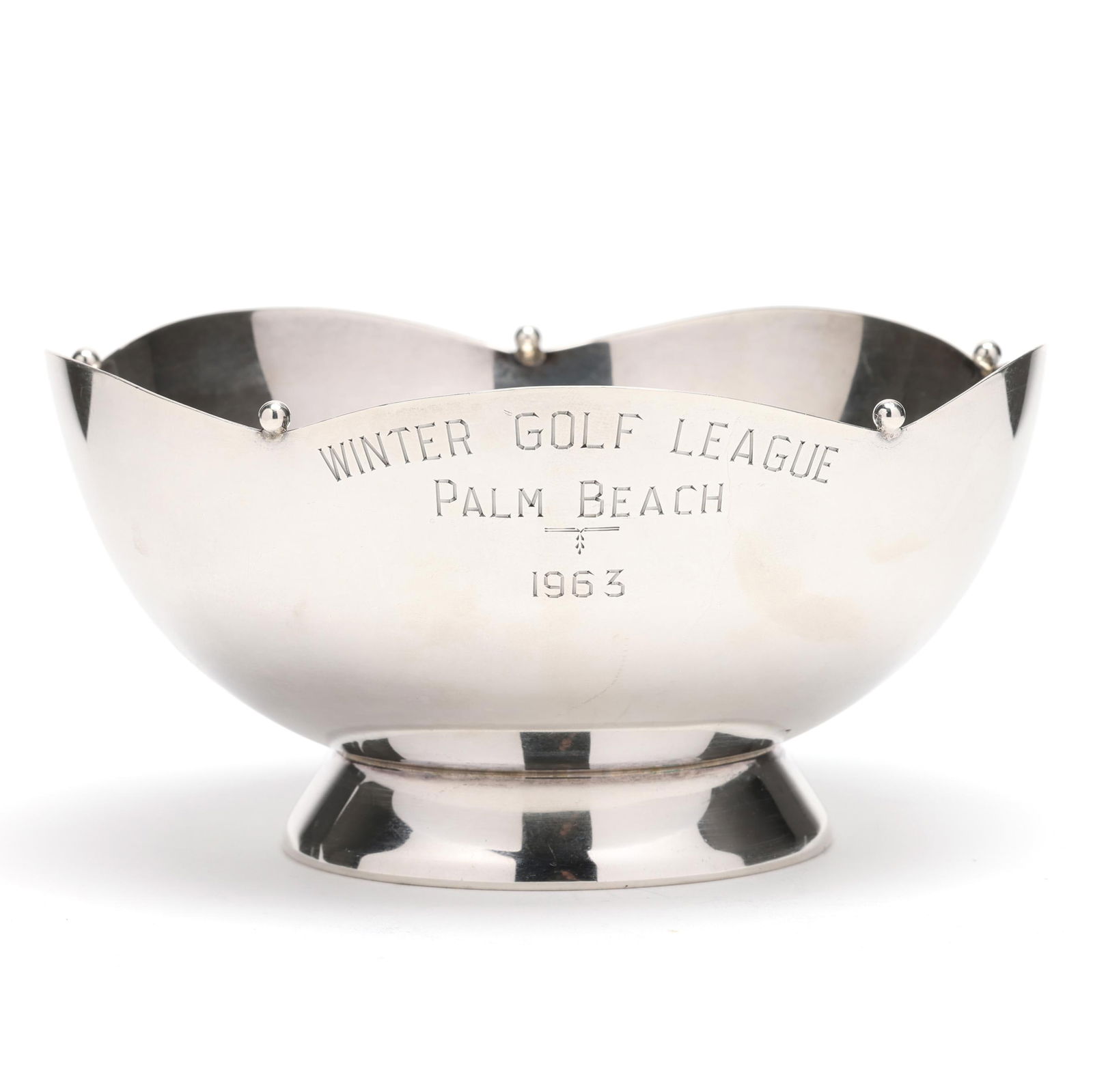 A STERLING SILVER PALM BEACH GOLF