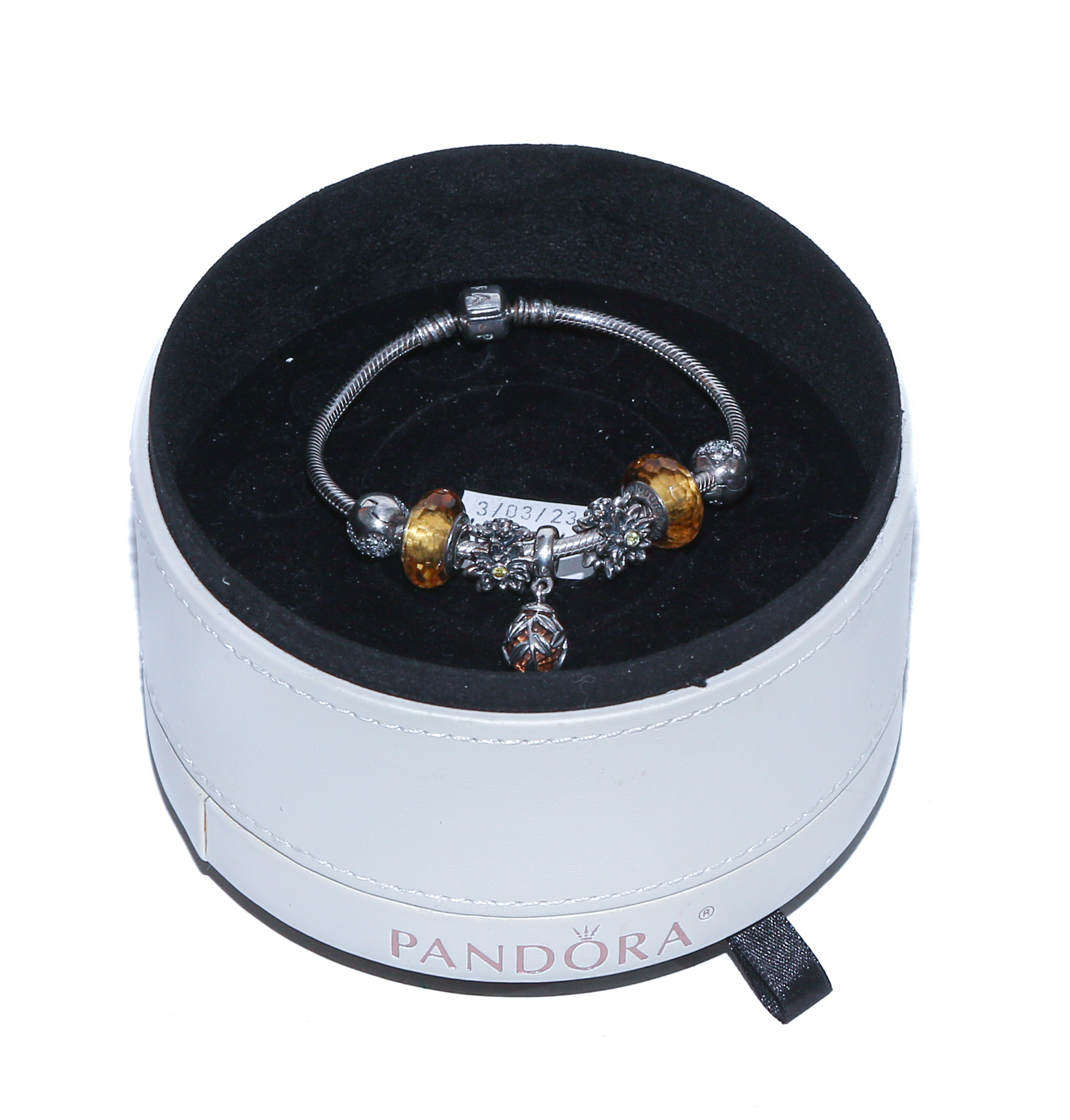 A STERLING SILVER PANDORA CHARM