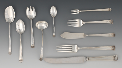 A Sterling Silver Partial Dinner