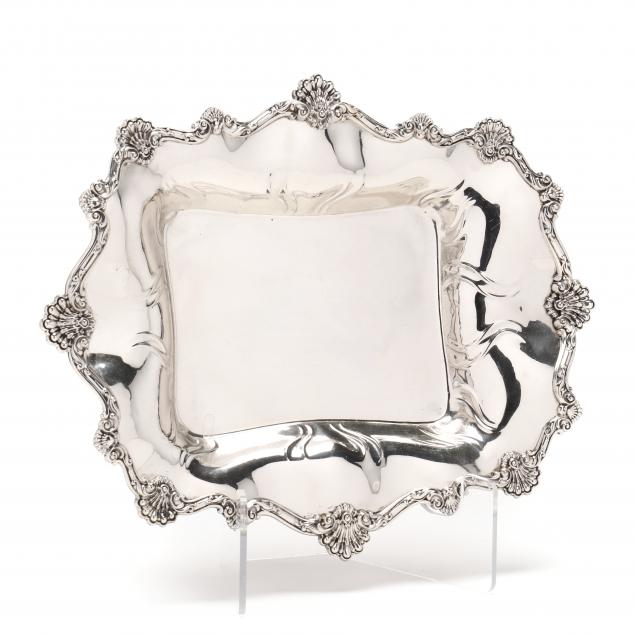 A STERLING SILVER RECTANGULAR