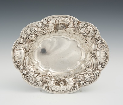 A Sterling Silver Repouse Poppy