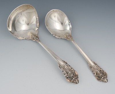 A Sterling Silver Sauce Ladle and
