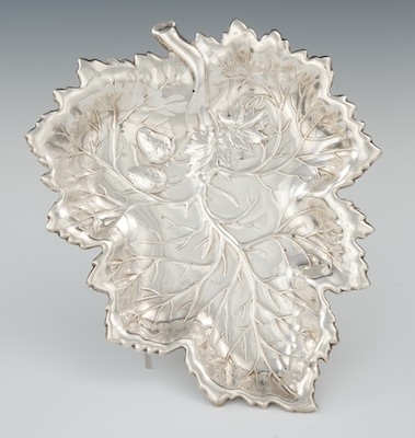 A Sterling Silver Strawberry Dish