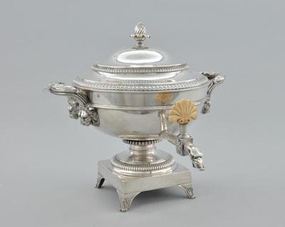 A Sterling Silver Tea Urn, Paul
