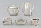 A Sterling Silver Tea/Coffee S