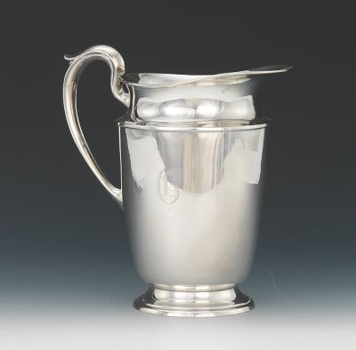 A Sterling Silver Water Pitcher
