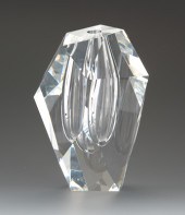 A Steuben Cut Glass Vase with