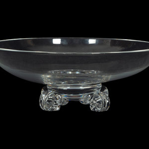 A Steuben Glass Center Bowl 20th