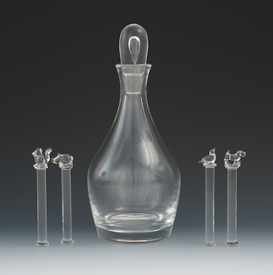 A Steuben Glass Cordial Decanter