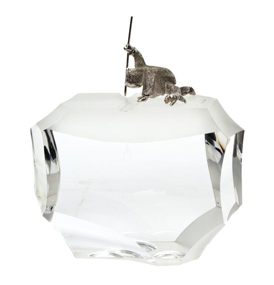 A Steuben Glass Figure Arctic