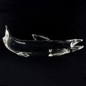 A STEUBEN GLASS SALMON 8297 DE