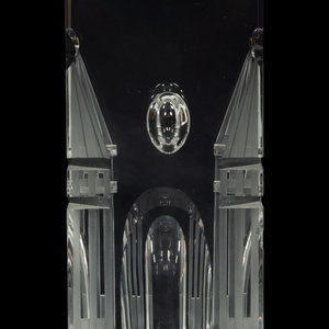 A Steuben Glass The Tower Sculpture