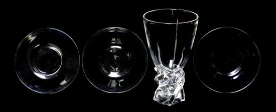 A Steuben Glass Vase of tapering