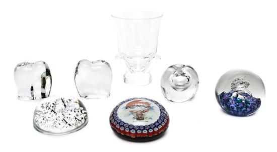A Steuben Glass Vase of circular