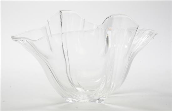A Steuben Grotesque Glass Vase