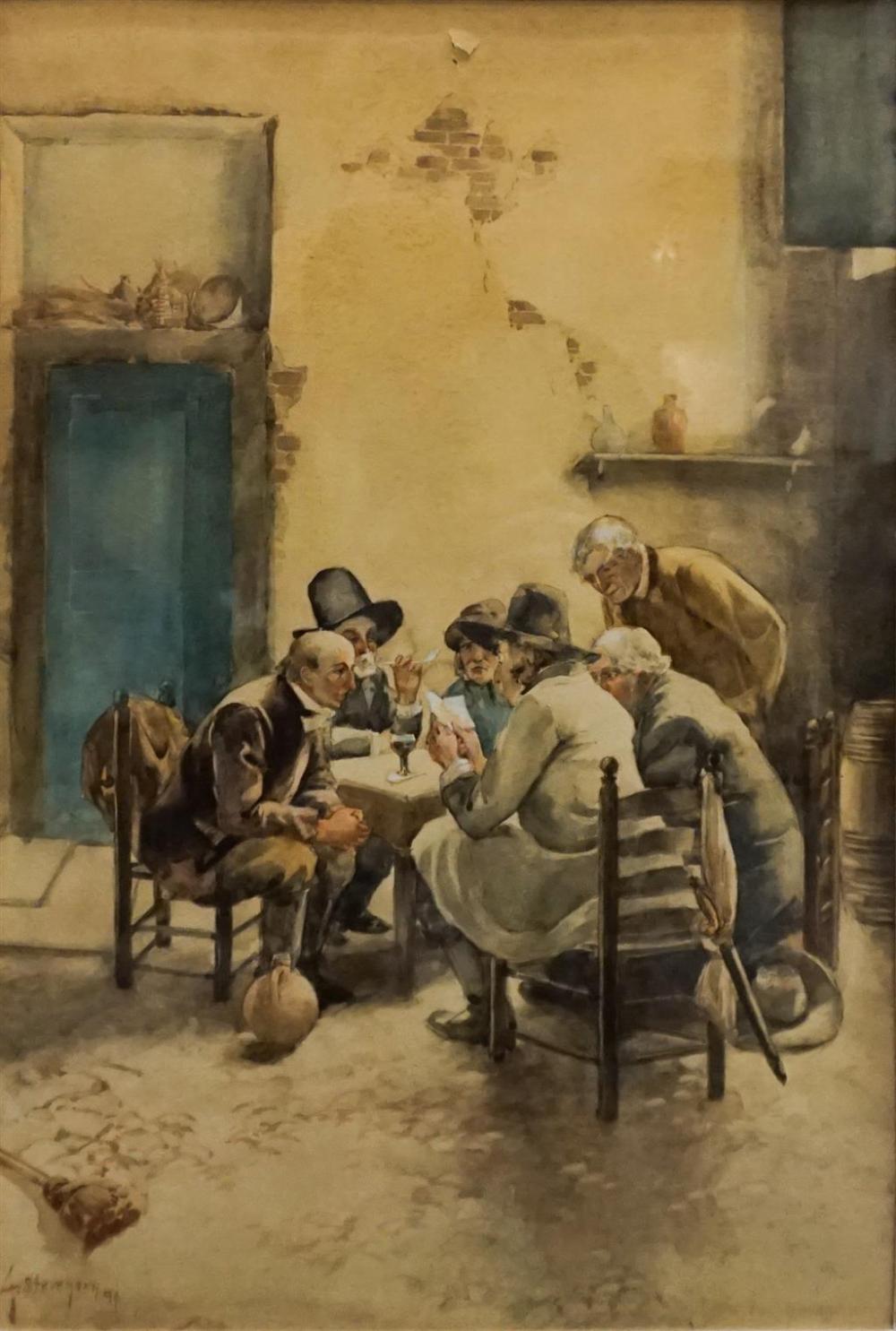 A. STEVENSON, AROUND A TABLE,