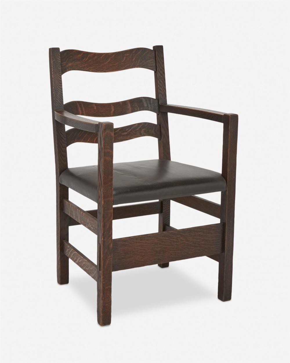 A STICKLEY BROTHERS FUMED OAK