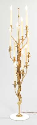 A Stilnovo Floor Candelabra Lamp