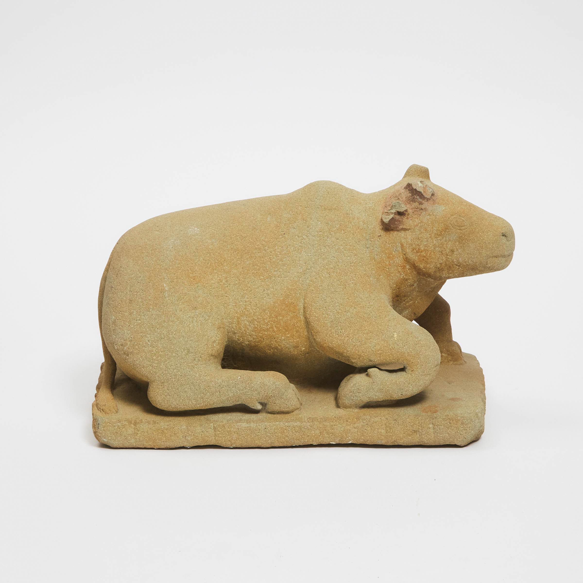 A Stone Figure of Nandi, Vietnam,