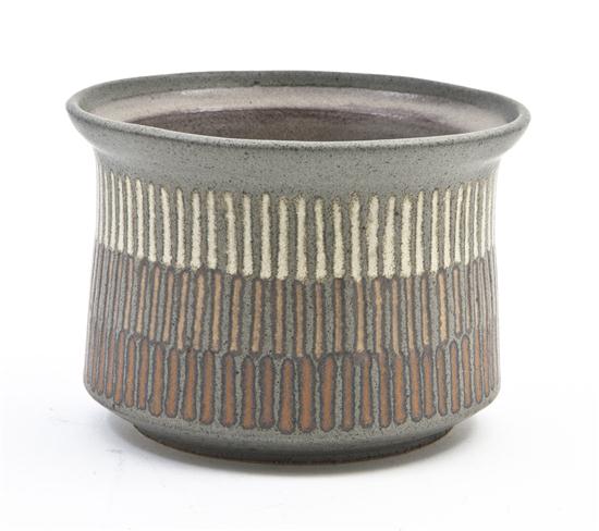 A Stoneware Bowl Clyde Burt