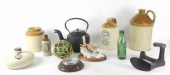A stoneware flagon for Biddle