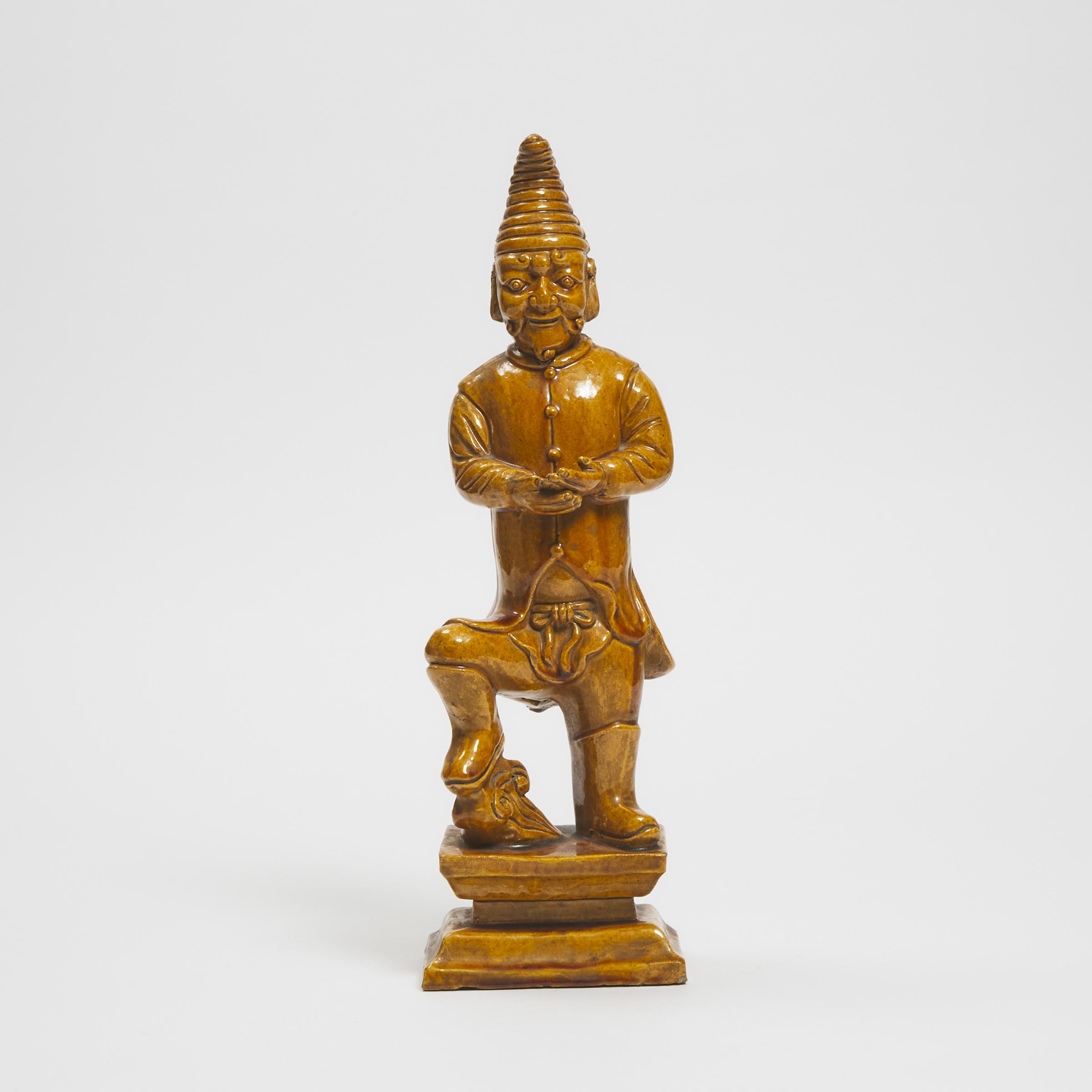 A Straw-Glazed Figure of a