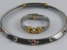 A striking white and yellow metal