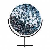 A STUDIO ART FUSED GLASS PLATE