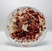 A studio ceramic plate, Norton