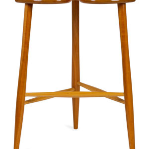A Studio Craft Tripod Stool by