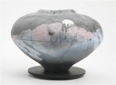 *A Studio Glass Vase Krueger o