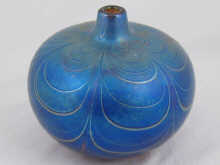A studio glass vase the