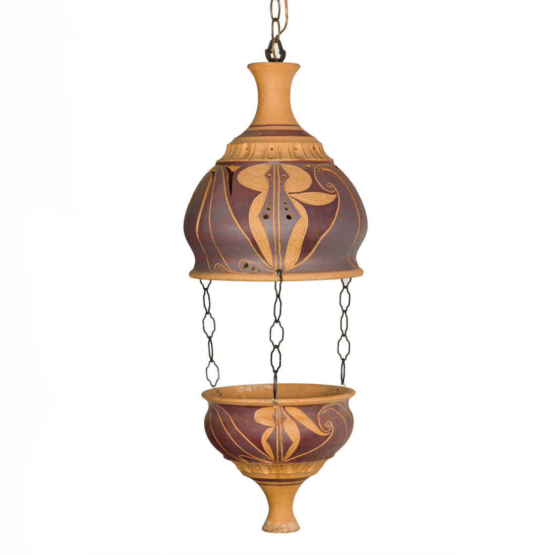 A STUDIO POTTERY HANGING