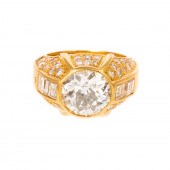 A STUNNING 3.80CT OLD EUROPEAN