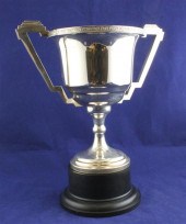 A stylish 1930's Art Deco silv
