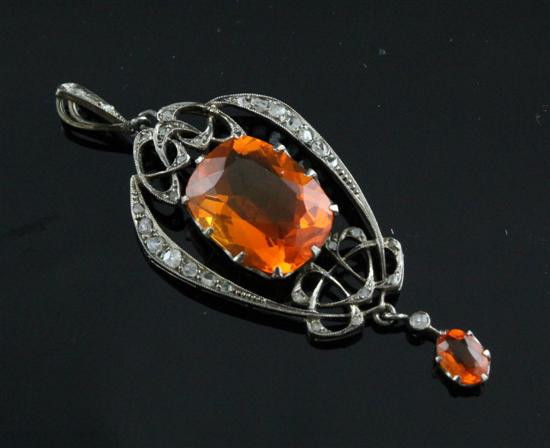 A stylish Edwardian rose diamond