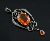 A stylish Edwardian rose diamo