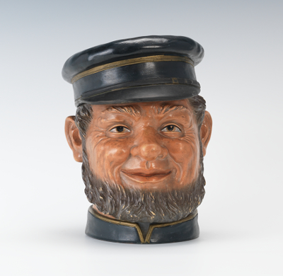 A Stylized Tobacco Jar Head of