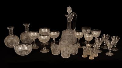 A suite of 20th Century glassware