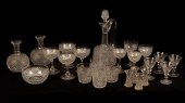 A suite of 20th Century glassw