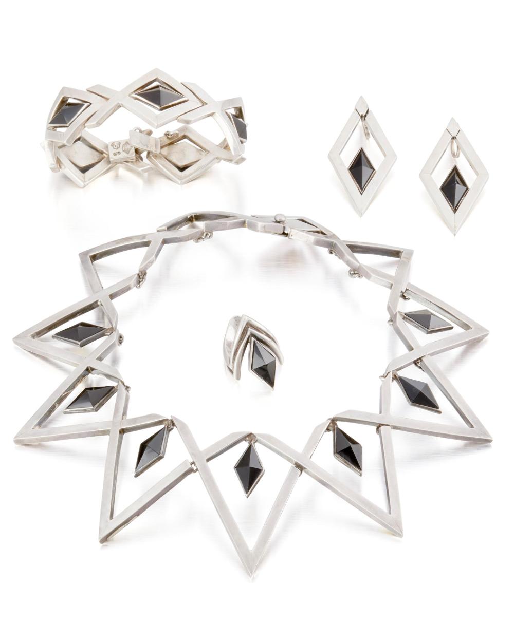 A SUITE OF ANTONIO PINEDA SILVER