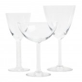 A SUITE OF LALIQUE GLASS PHALS