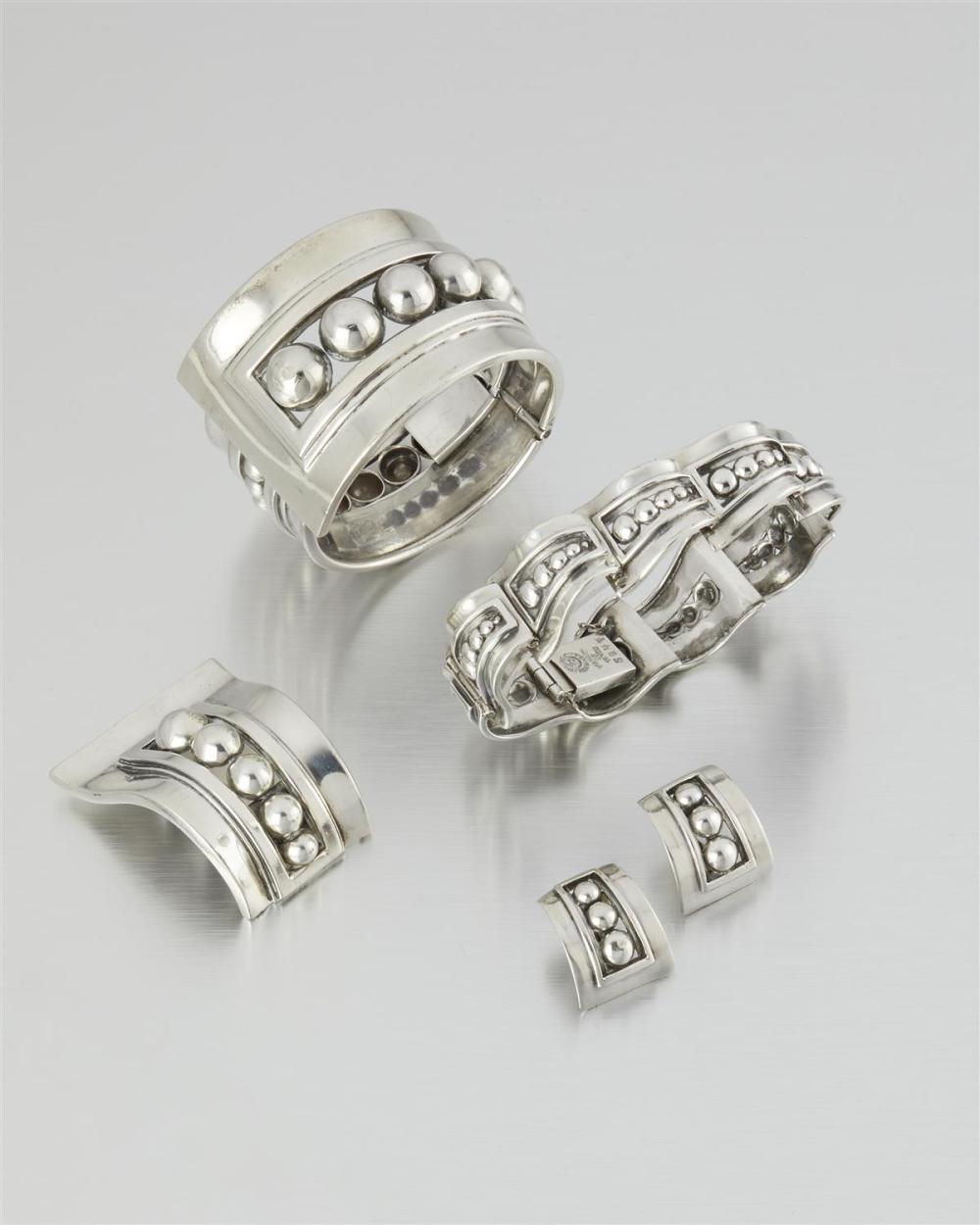 A SUITE OF MARGOT DE TAXCO SILVER