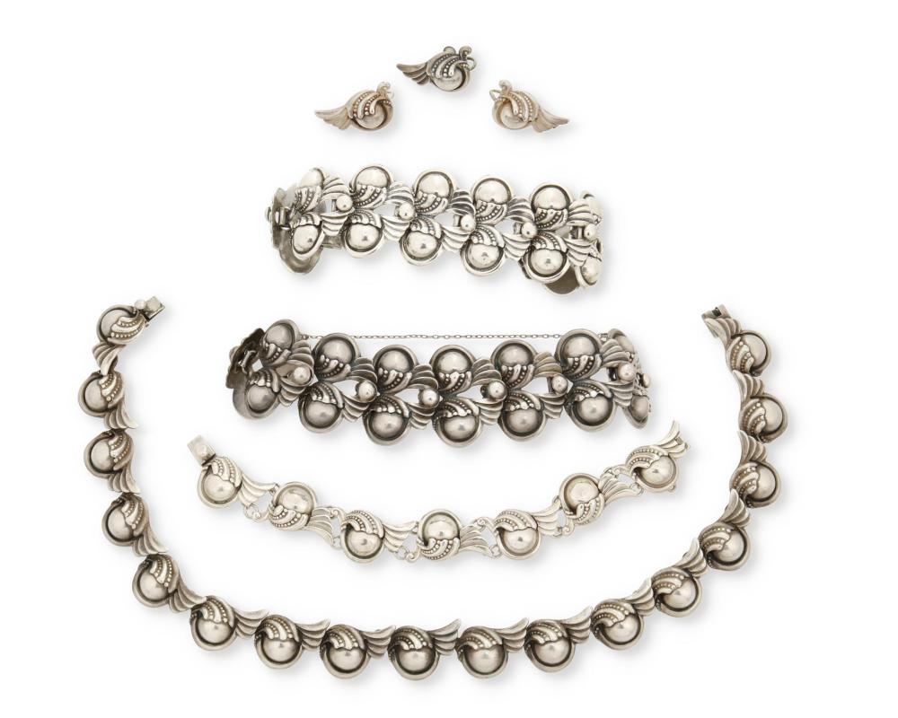 A SUITE OF MARGOT DE TAXCO SILVER