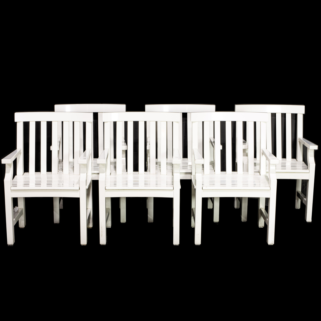 A SUITE OF SIX HANDCRAFTED