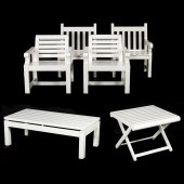 A SUITE OF SIX HANDCRAFTED OUT