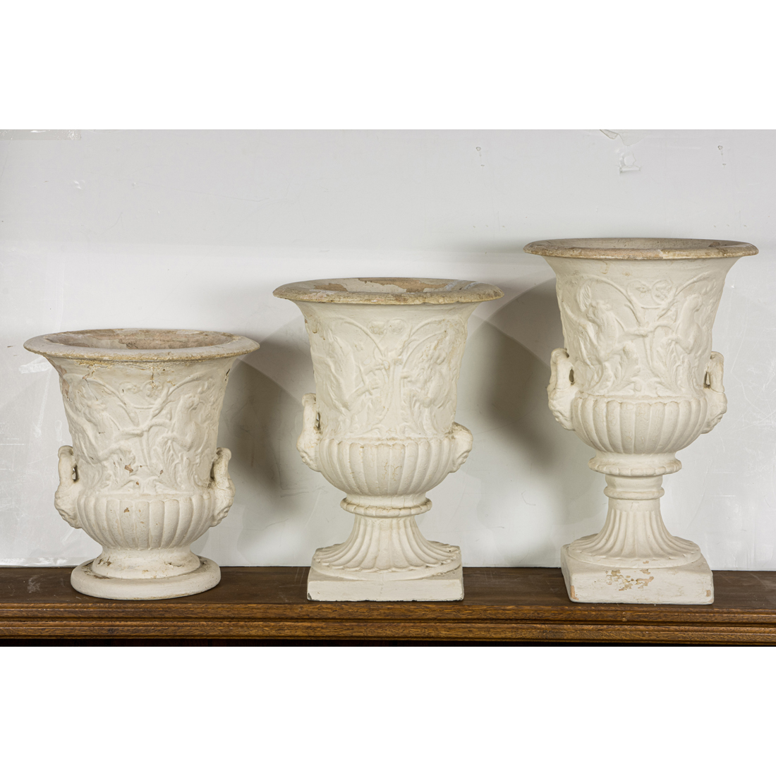 A SUITE OF THREE GRAND TOUR PAINTED