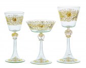 A SUITE OF VENETIAN GILT AND E